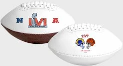 Rawlings Discount ● Super Bowl 56 Bengals Vs Rams Youth Size Dueling Football