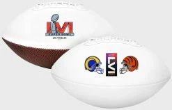 Rawlings Discount ● Super Bowl 56 Bengals Vs Rams Full Size Dueling Football