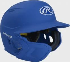 Rawlings Discount ● Mach Left Handed Batting Helmet With EXT Flap, 1-Tone & 2-Tone