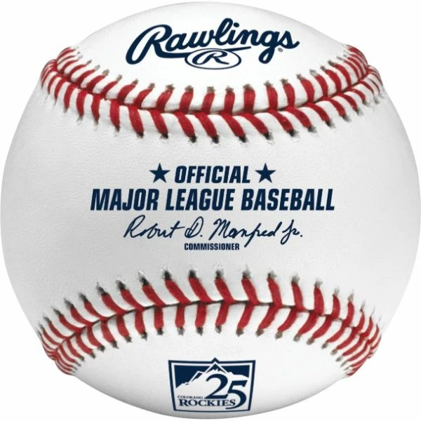 Rawlings MLB 2018 Colorado Rockies 25th Anniversary Baseball