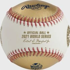 Rawlings Discount ● MLB 2021 Gold World Series Dueling Baseball